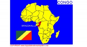 Carte du Congo vue d’Afrique