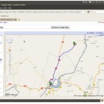 Distance entre Brazzaville (A) et M’bé (B) 200 km