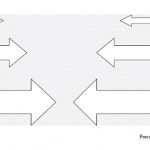 Figure 1. Schéma du gradient de pression subit par une personne en fonction de la profondeur