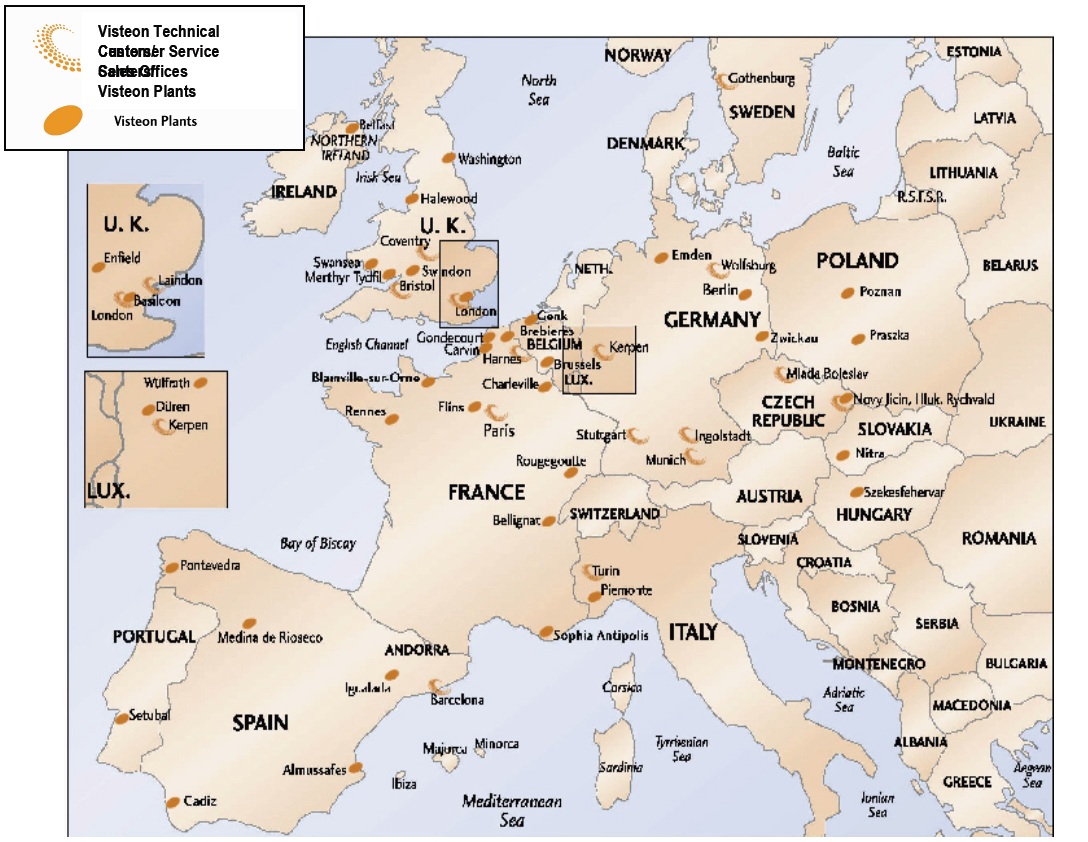 graphique Visteon l'epopée d'une réstructuration 2 graphique Visteon l'epopée d'une réstructuration 2