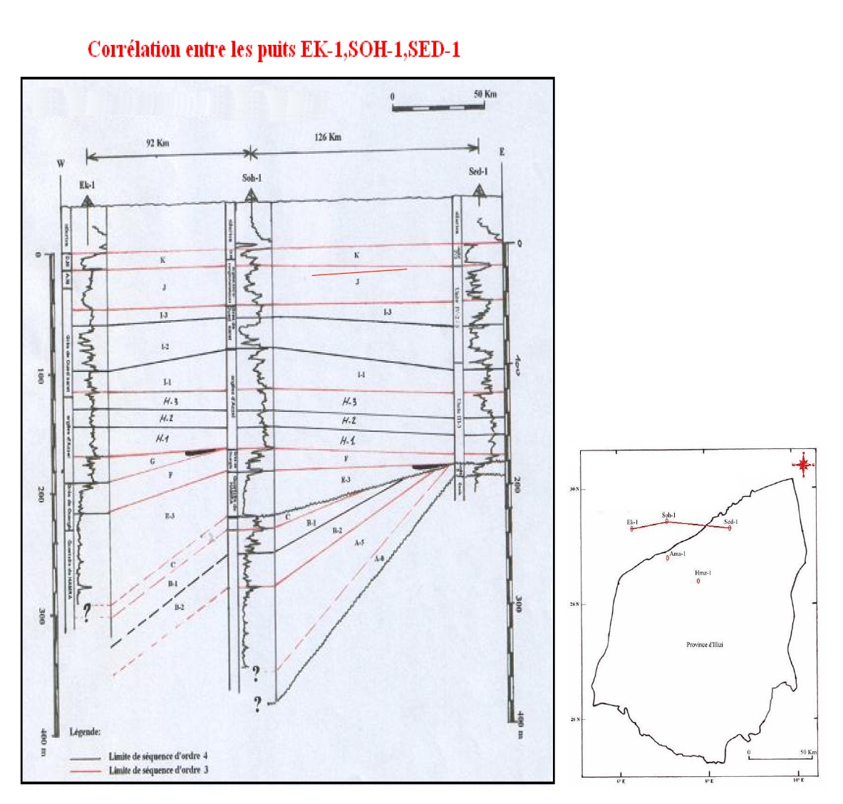 Figure 19 Sédimentologie et stratigraphie séquentielle du Cambro-Ordovicien du bassin d’Illizi. Impact sur la prospection pétrolière.