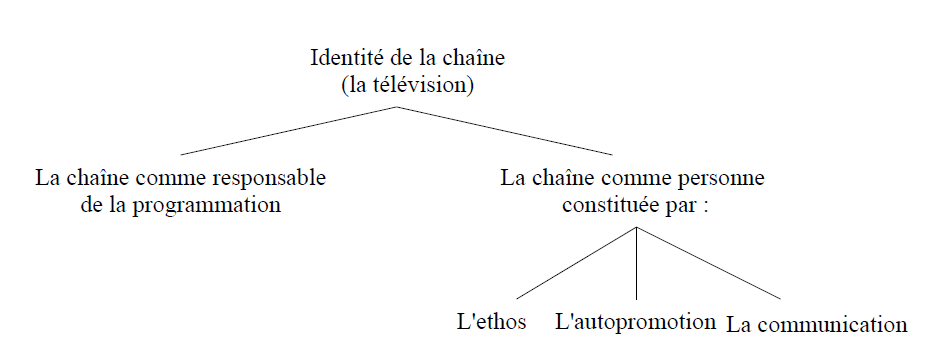 Dessin 1 Schéma des différentes compositions de l'identité d'une chaîne