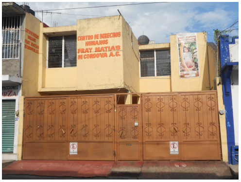 Le Centro de Derechos Humanos Fray Matías de Córdova A.C. à Tapachula, Chiapas