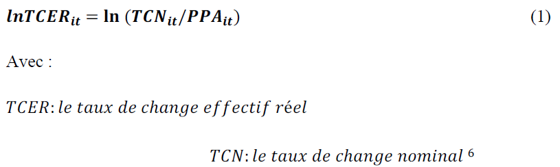 taux de change effectif réel taux de change effectif réel