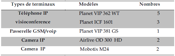 LES EQUIPEMENTS TERMINAUX LES EQUIPEMENTS TERMINAUX