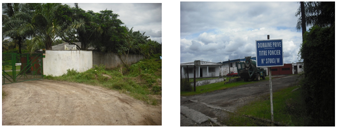 Occupants affichant leurs droits de propriété à Youpwe Occupants affichant leurs droits de propriété à Youpwe