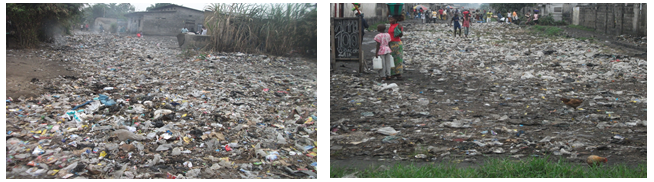 Vue de l’avenue Elengesa à Bumbu Vue de l’avenue Elengesa à Bumbu