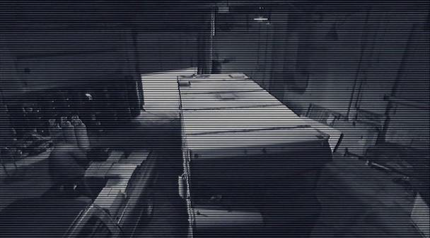 Diary of the Dead  caméra de surveillance dans un hangar